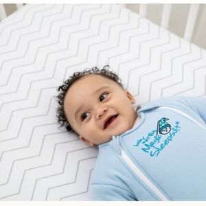 Magic Sleepwear Light Blue Baby One-Piece Sleepsuit L 3-6 Months